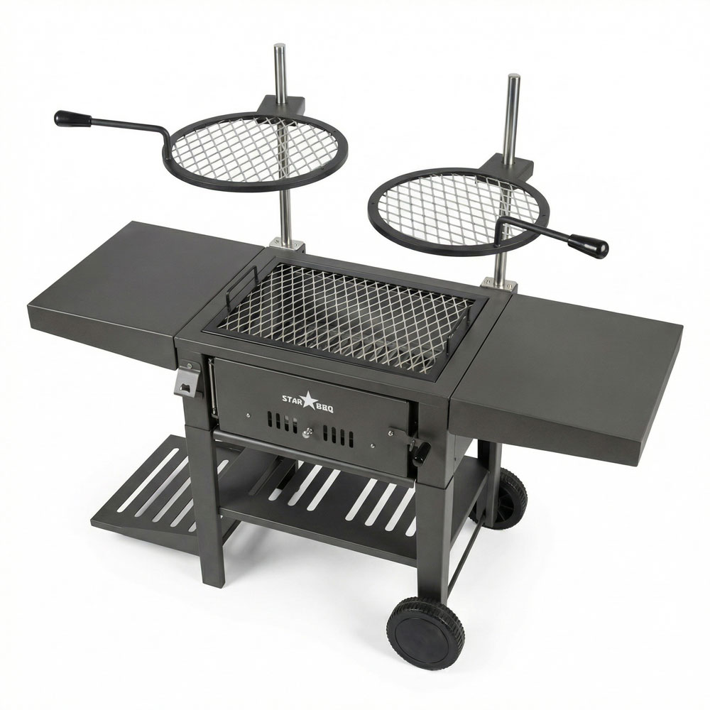 24″ Post-Mount Grill + Cart