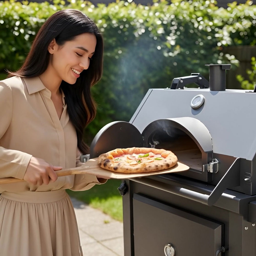 Crank-Lift Charcoal Tray