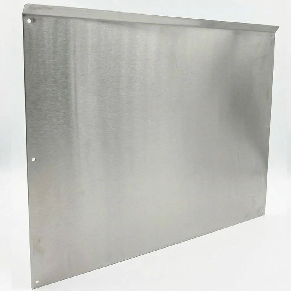 Sunstone® 46" 304 Stainless Steel Grill Wall Panel with Smoke Deflector – Premium Heat Barrier & Smoke Protection for Outdoor Kitchens