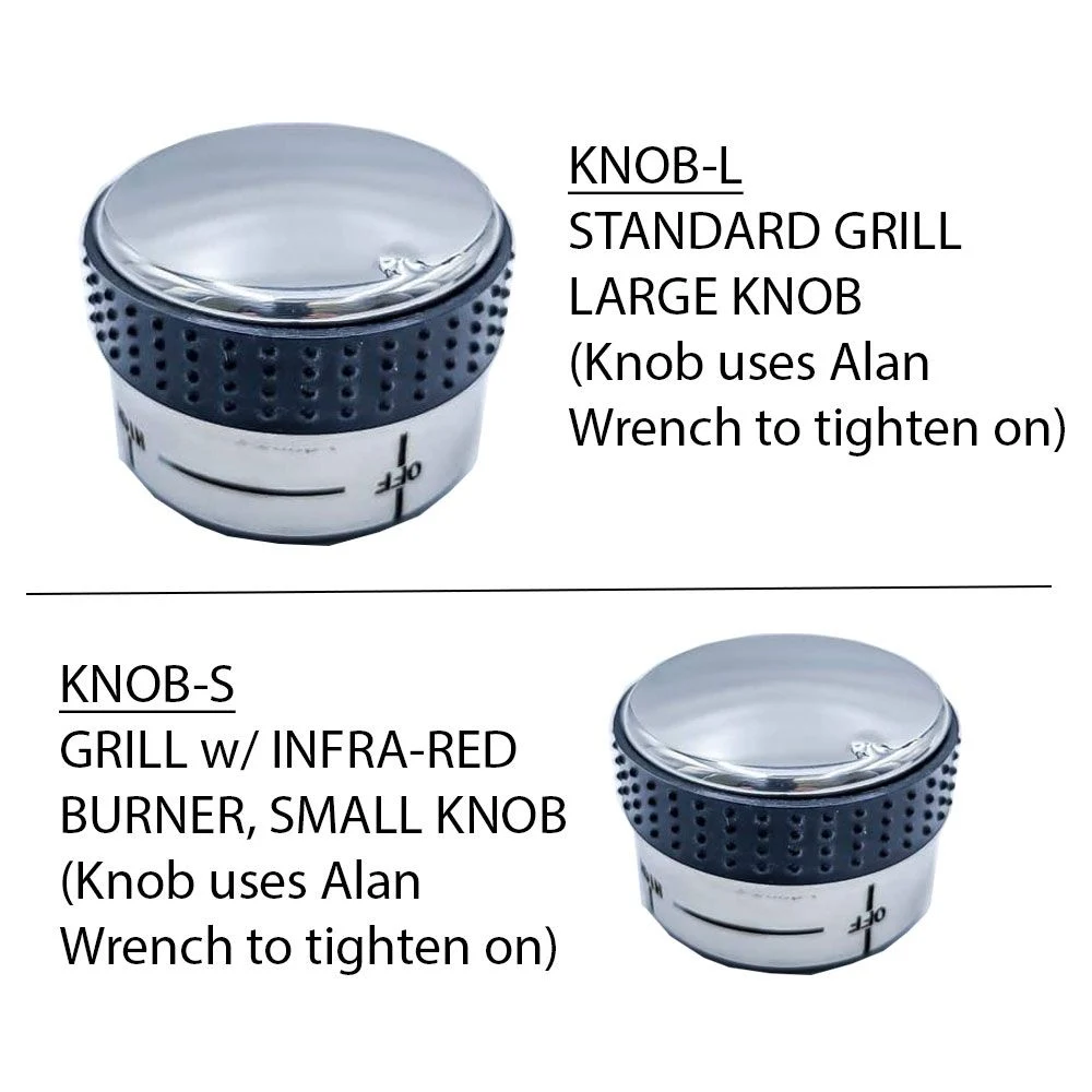 Grill & Side Burner Knob - P-Knob L - Large Knob for Grill & Side Burner P-Knob-L