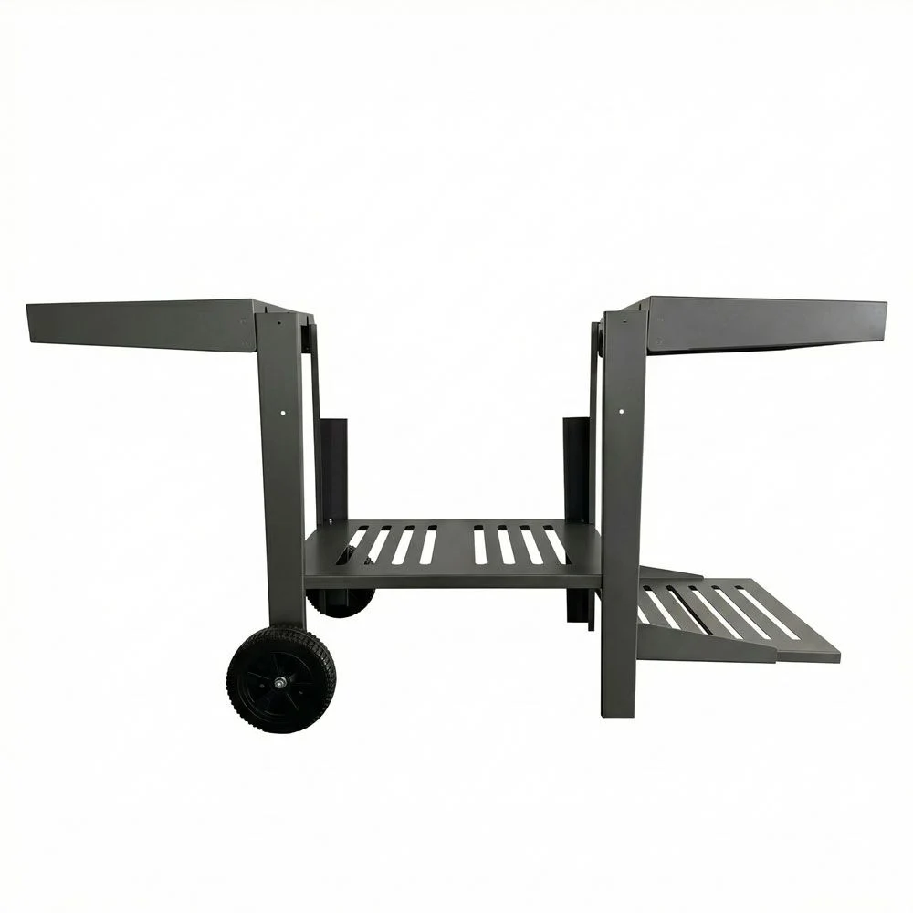 Star BBQ® 24" BBQ Cart Base with Wings & LP Tank Shelf – Ultimate Portable ADA-Compliant Outdoor Cooking Station