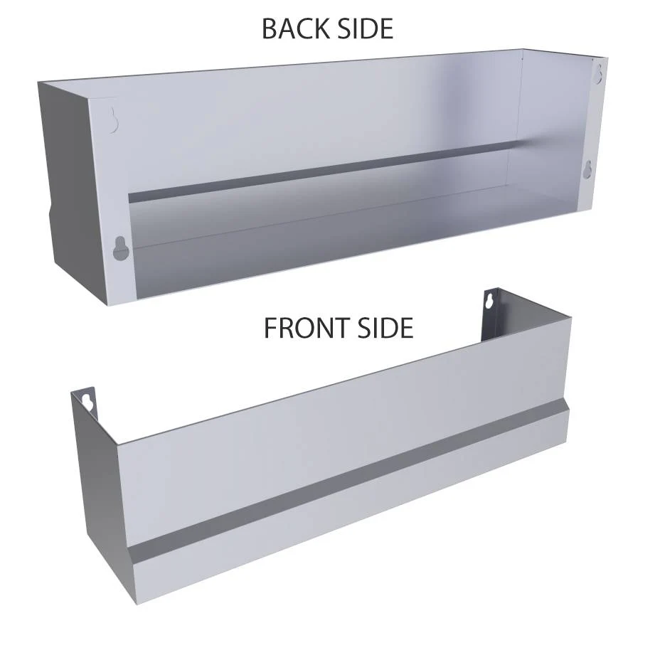 Heavy‑Duty Speed Rail Pocket Shelf SCC30KB‑SPRAIL