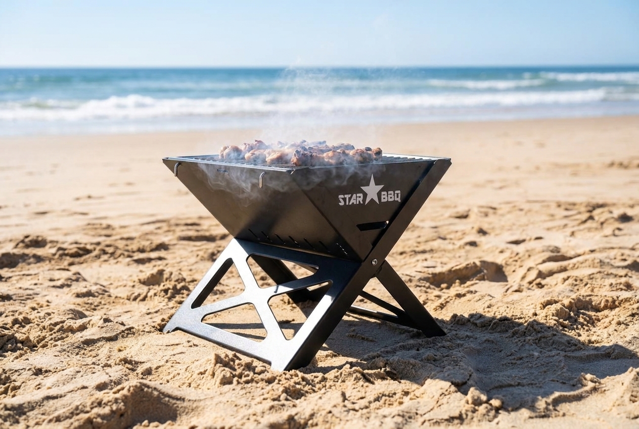 Folding A-Frame Camper Grill, photo 1