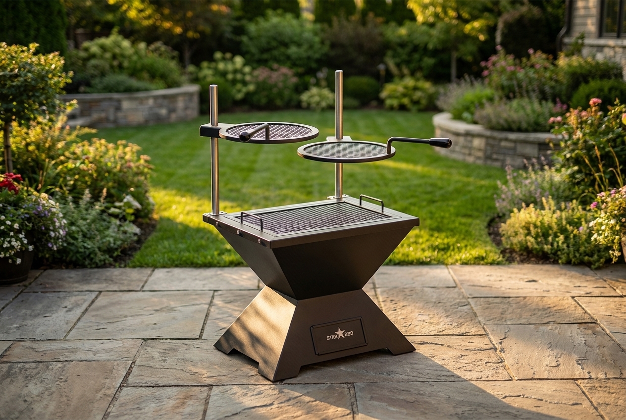 Fire Pit Dual Swing Griller
