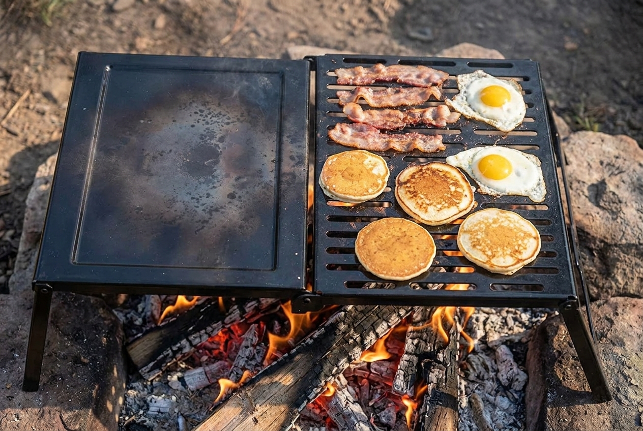 Fold-Out Grill & Griddle Combo, photo 4