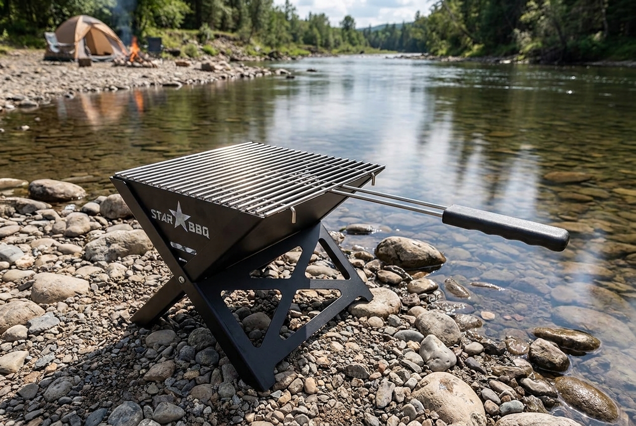 Folding A-Frame Camper Grill, photo 4