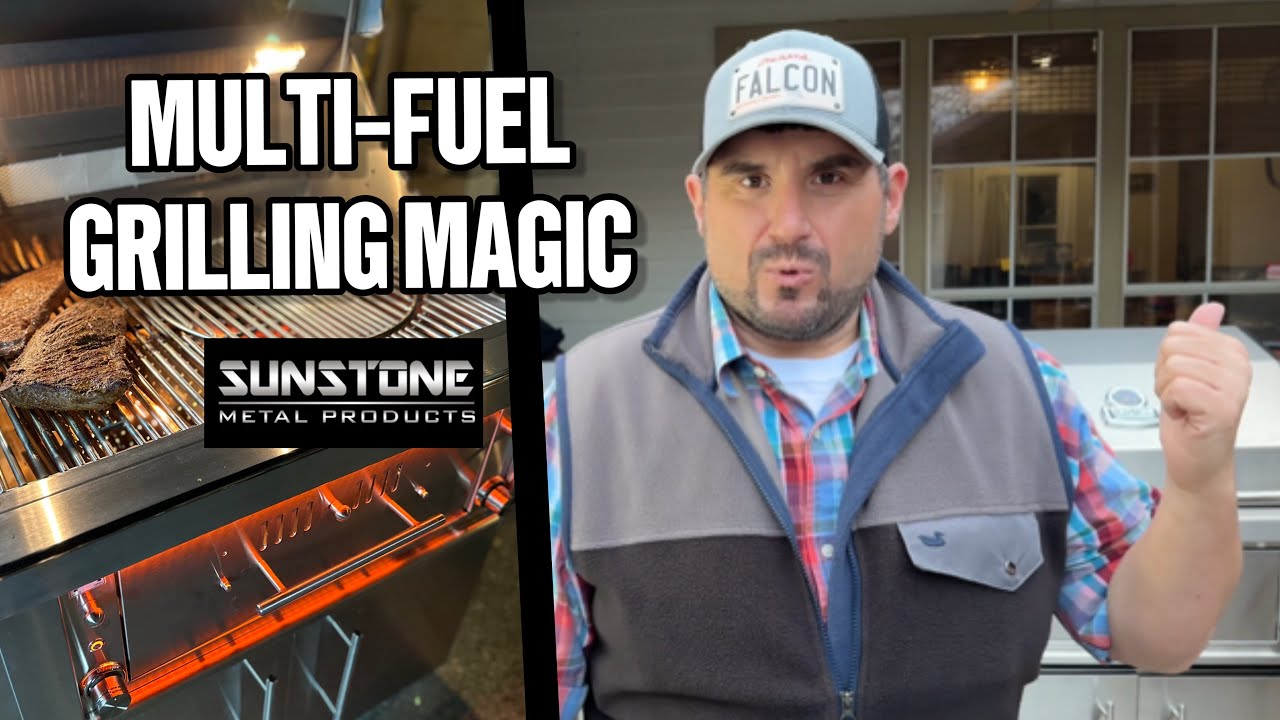 Gas, Charcoal and Wood on One Grill: The Falcon Eats on the Sunstone Hybrid