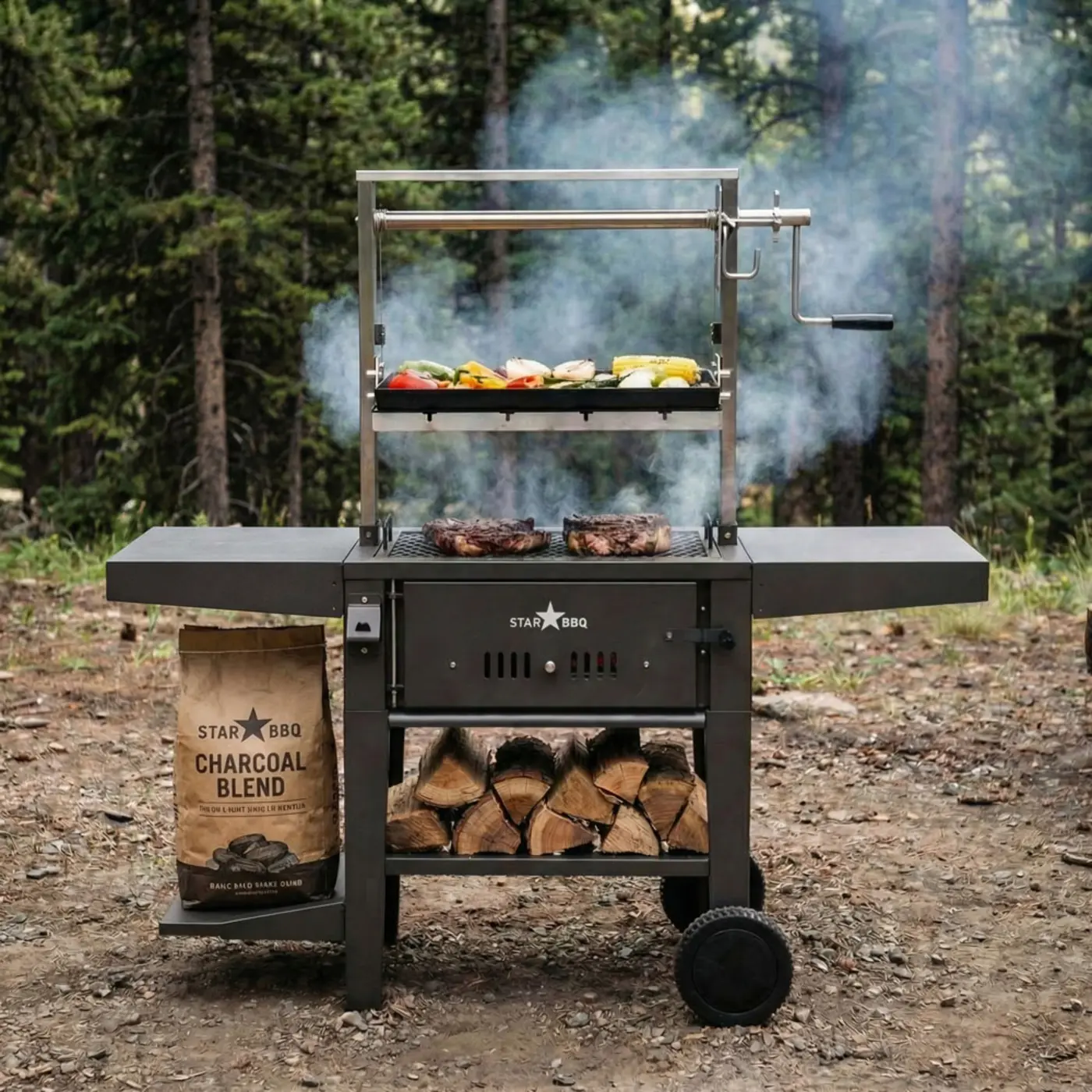 Charcoal Combo Grillers