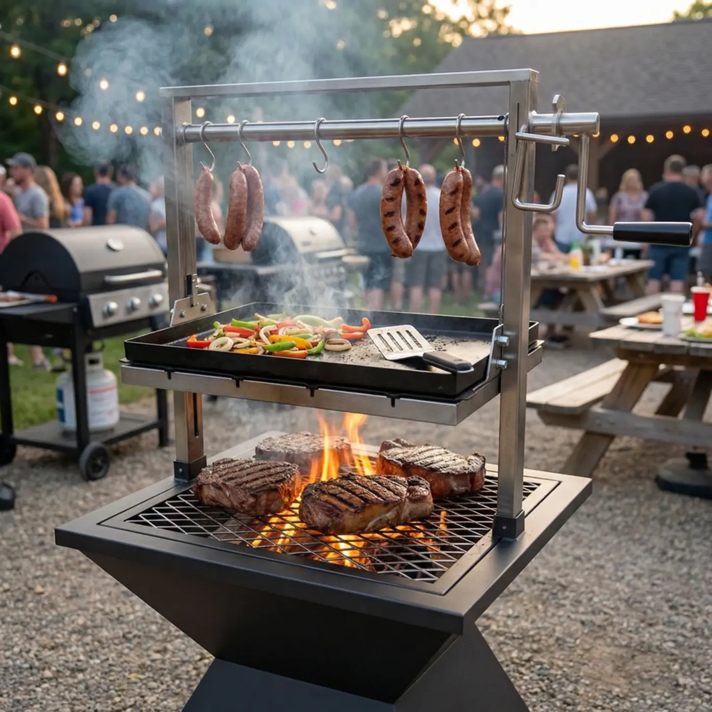Fire-Pit Combo Grillers